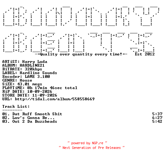 NFO for the release Harry_Luda-HARDLINE21-(HARDLINE21)-WEB-2026-BB by BB