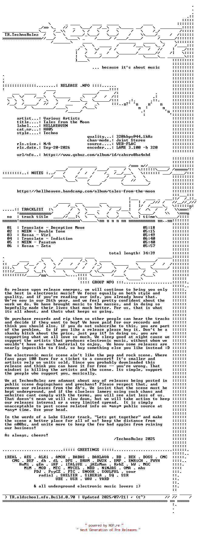 NFO for the release VA-Tales_from_the_Moon-(HH05)-WEB-2026-TR by TR