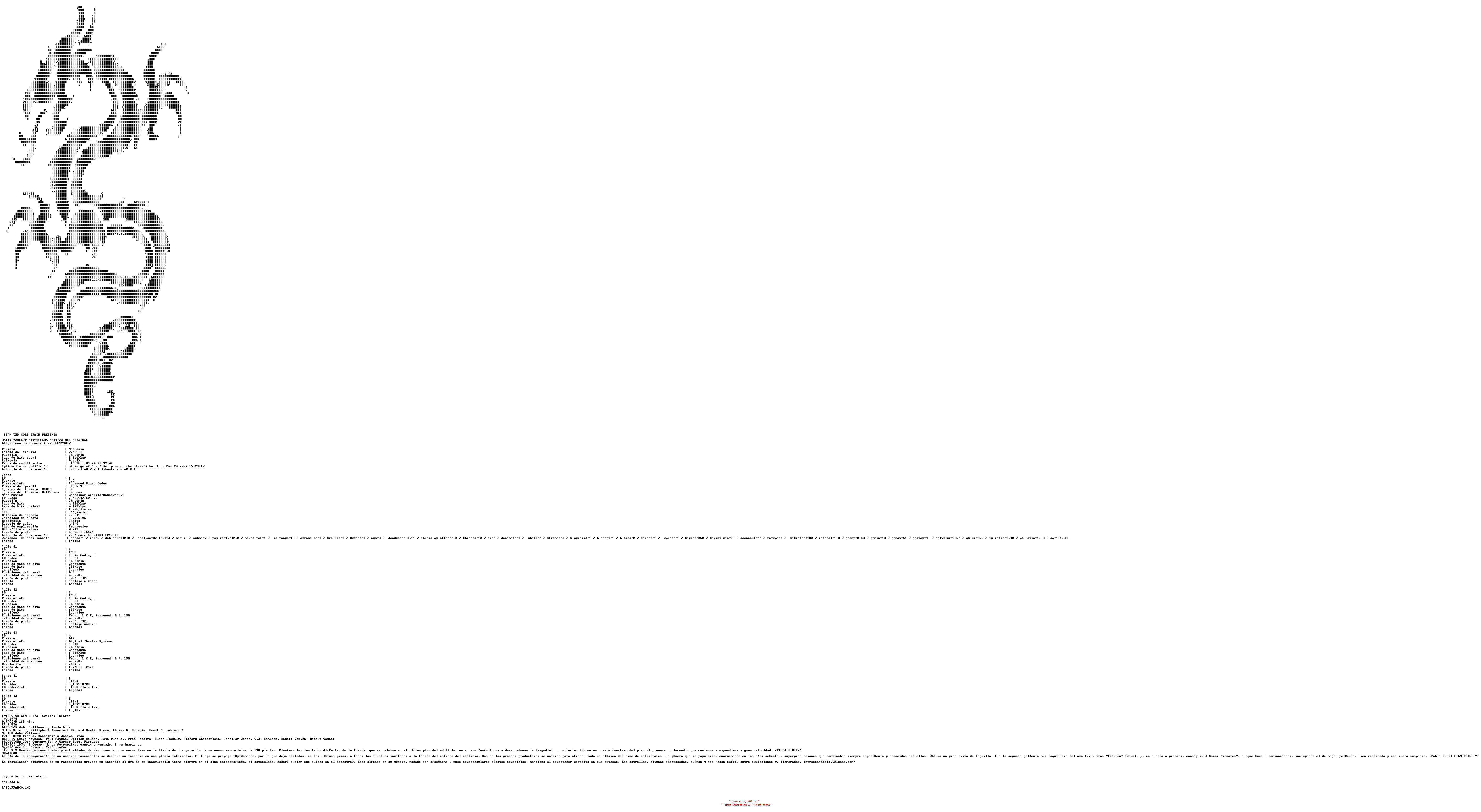 NFO for the release El.Coloso.En.Llamas.1974.READNFO.Multi.720P.BLURAY.x264-TED by TED