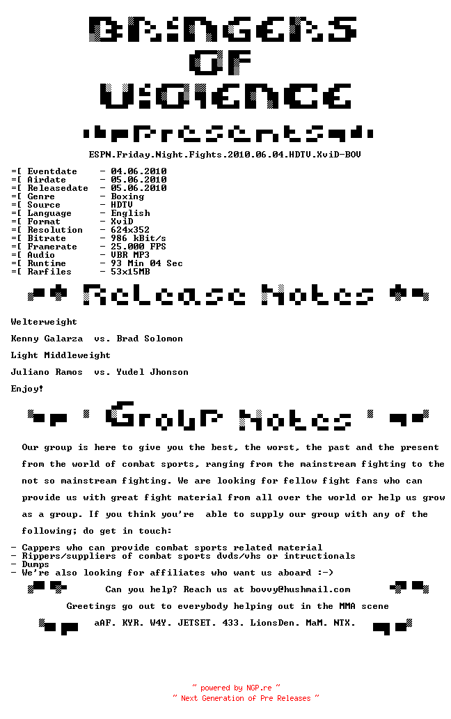 NFO for the release Black.Dynamite.German.2009.AC3.BDRip.XviD-TRANSFORMERS by TRANSFORMERS