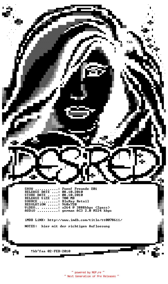 NFO for the release Fuenf.Freunde.E01.Fuenf.Freunde.auf.der.Felseninsel.Teil1.German.720p.BluRay.x264.REPACK-DESiRED by DESiRED
