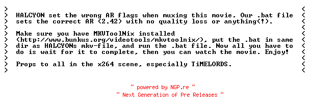NFO for the release Point.Break.1991.720p.BluRay.x264.Fix-iND by iND