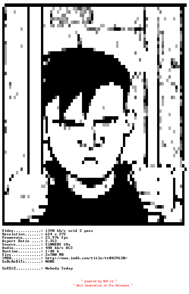 NFO for the release Initial.D.2005.German.Custom.Subbed.AC3.BDRiP.XviD.iNTERNAL-STeALToRG by STeALToRG
