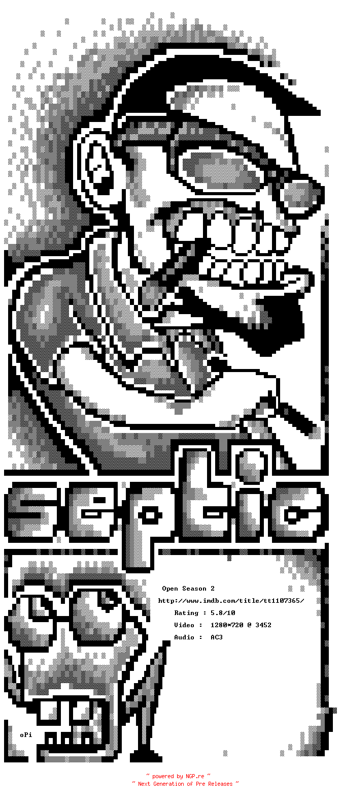 NFO for the release Open.Season.2.STV.BluRay.x264-SEPTiC by SEPTiC