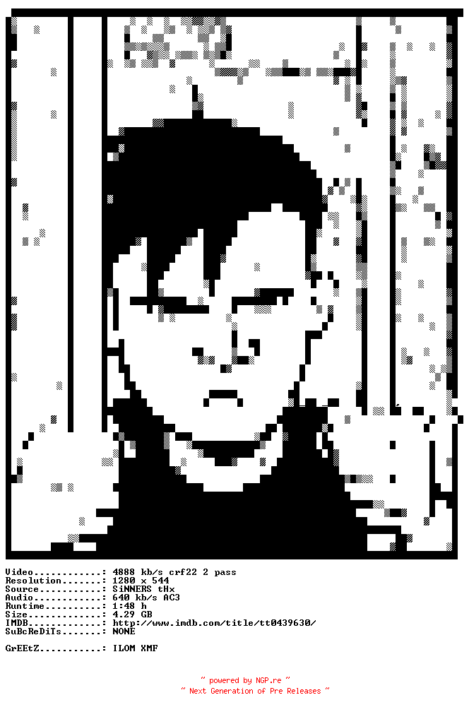 NFO for the release Initial.D.2005.German.Custom.Subbed.720p.BluRay.x264.iNTERNAL-STeALToRG by STeALToRG