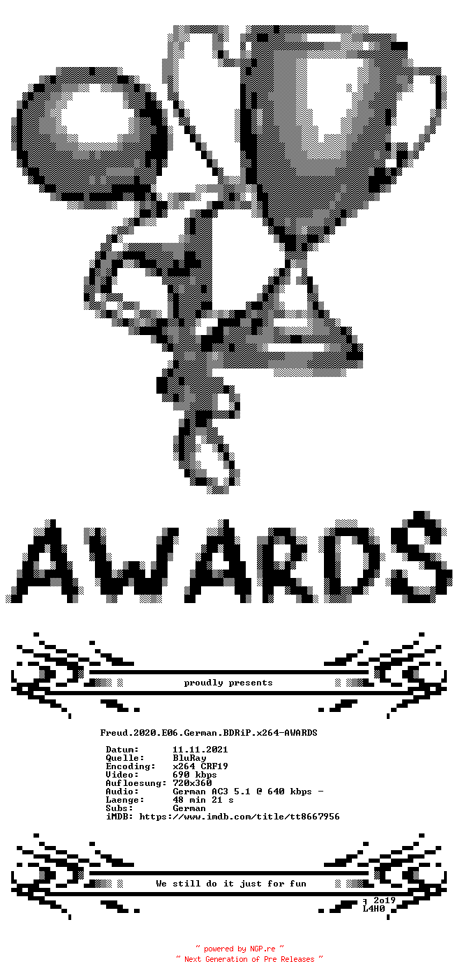 NFO for the release Freud.2020.E06.German.BDRiP.x264-AWARDS by AWARDS