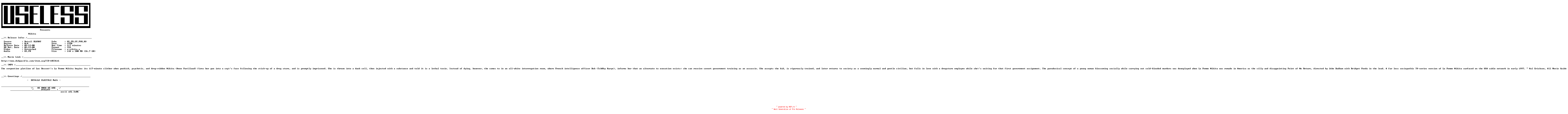 NFO for the release Nikita.1990.MULTi.BLURAY-USELESS by USELESS