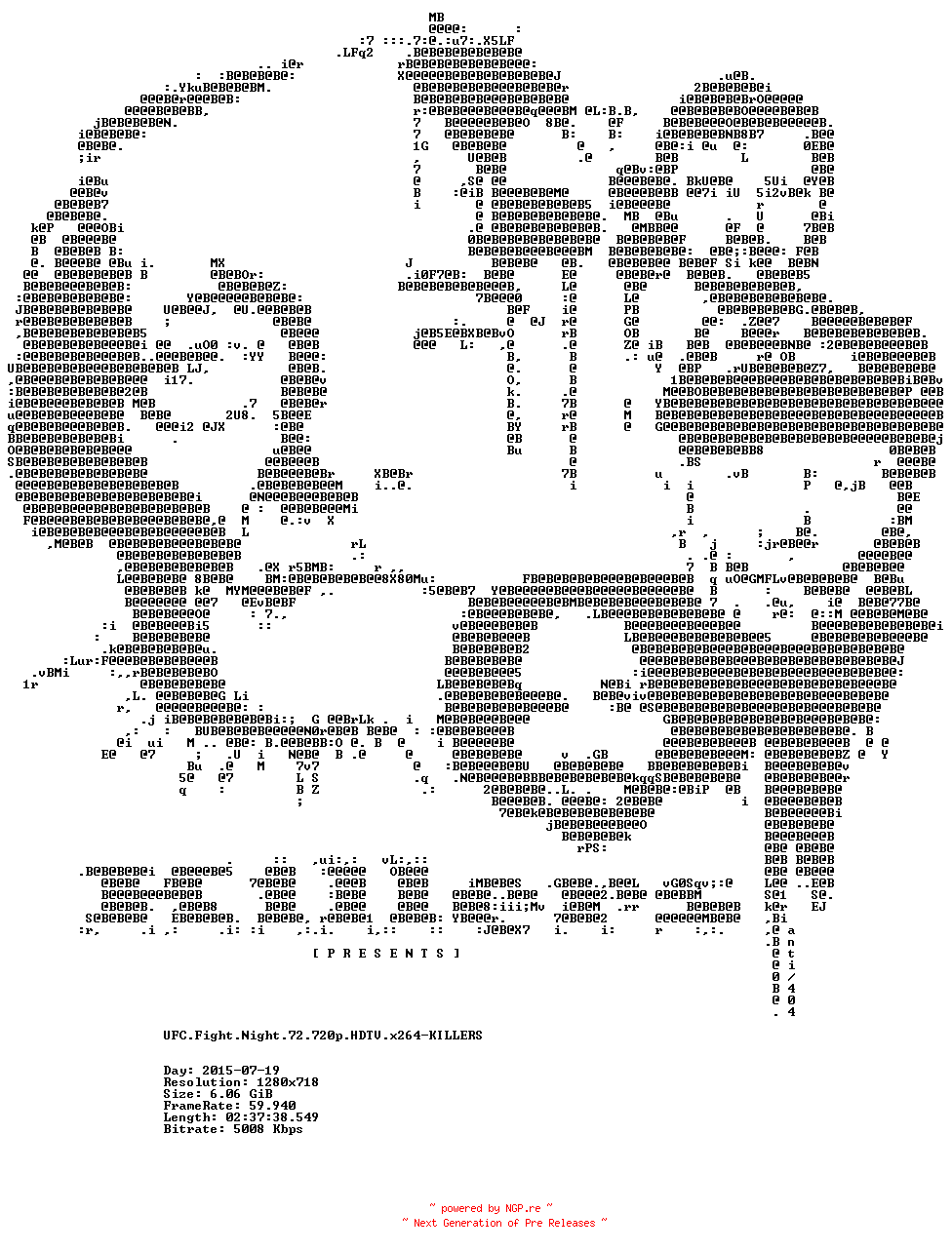 NFO for the release Brothers.Keeper.2013.720p.BluRay.x264-DRONES by DRONES