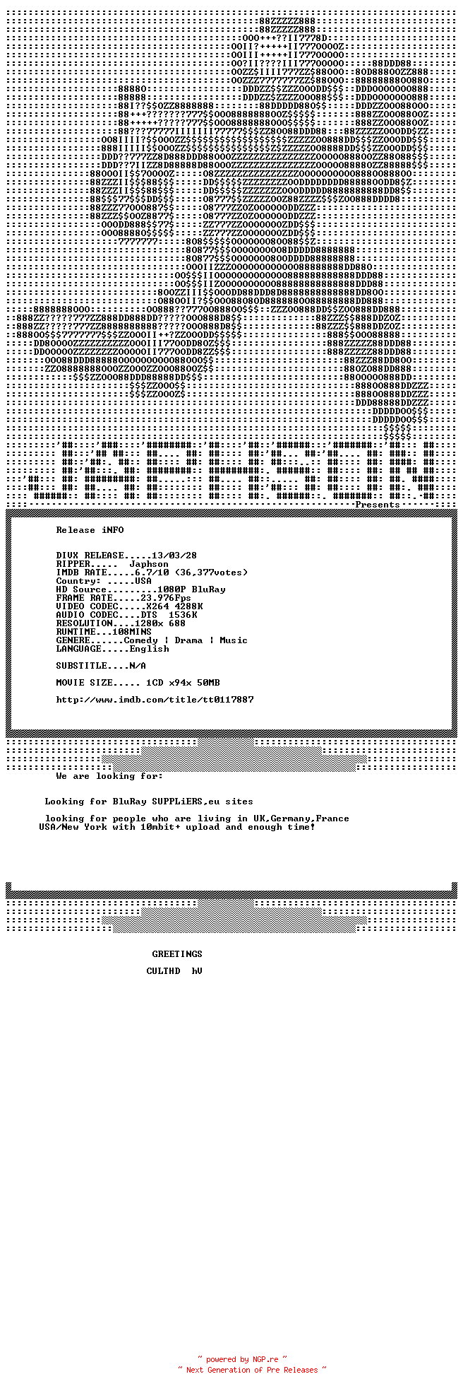 NFO for the release That.Thing.You.Do.1996.720p.BluRay.X264-Japhson by Japhson