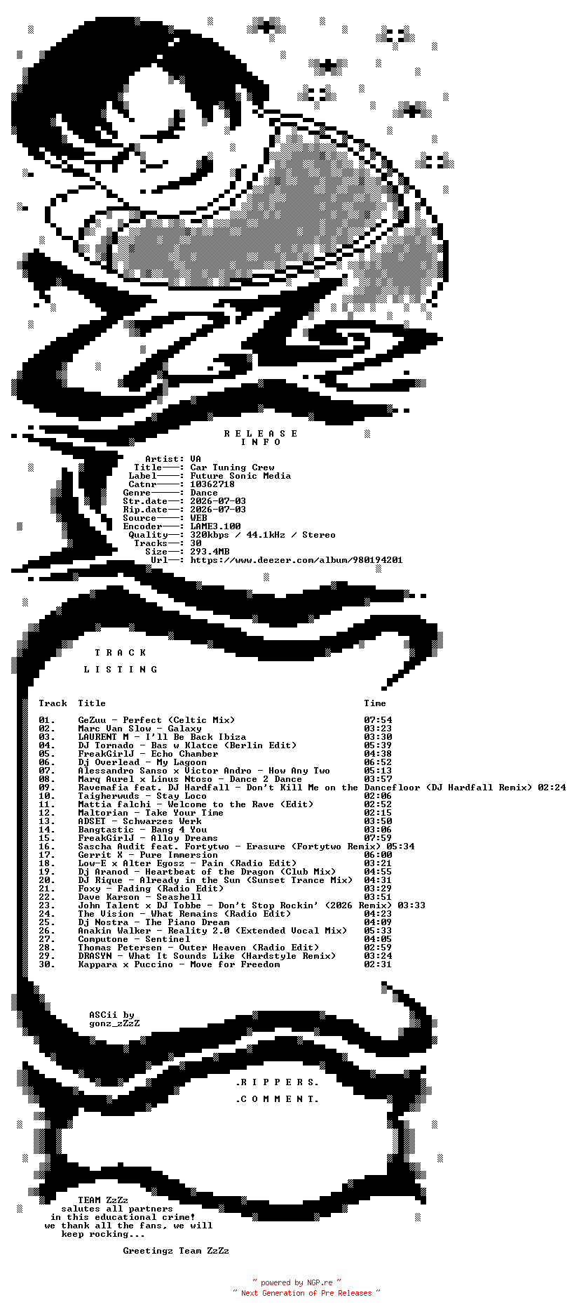 NFO for the release VA_-_Car_Tuning_Crew-(10362718)-WEB-2026-ZzZz by ZzZz