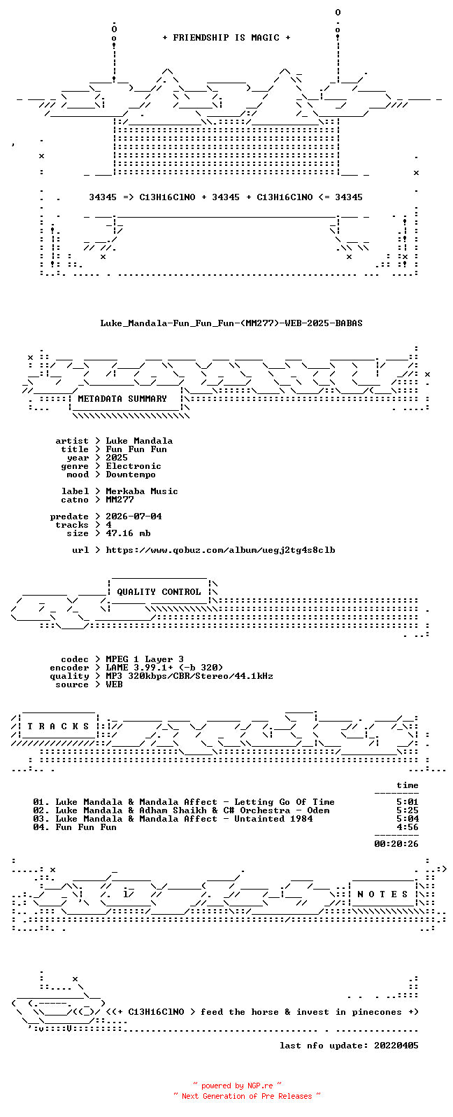 NFO for the release Luke_Mandala-Fun_Fun_Fun-(MM277)-WEB-2025-BABAS by BABAS