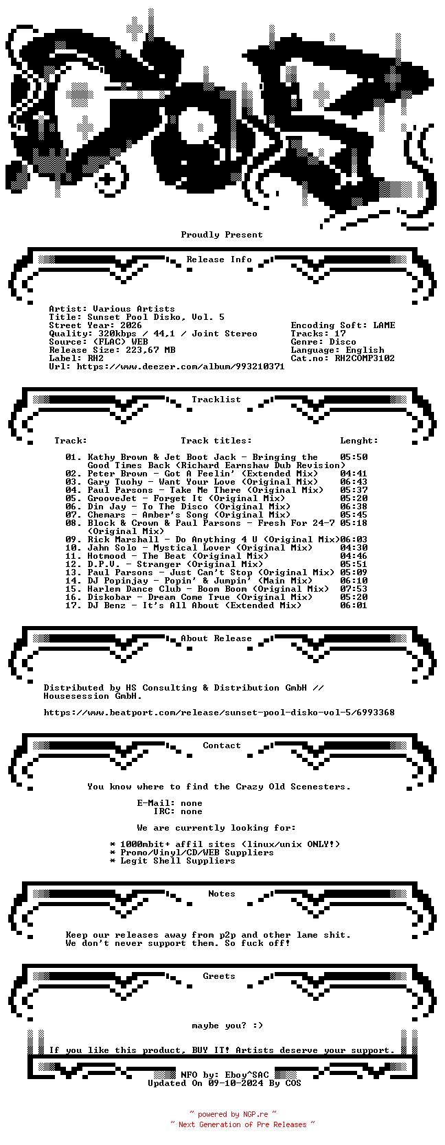 NFO for the release VA-Sunset_Pool_Disko_Vol._5-(RH2COMP3102)-WEB-2026-COS by COS