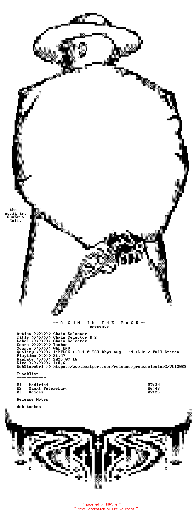 NFO for the release Chain_Selector-Chain_Selector_2-(CHASEL002)-16BIT-WEB-FLAC-2026-AGITB by AGITB