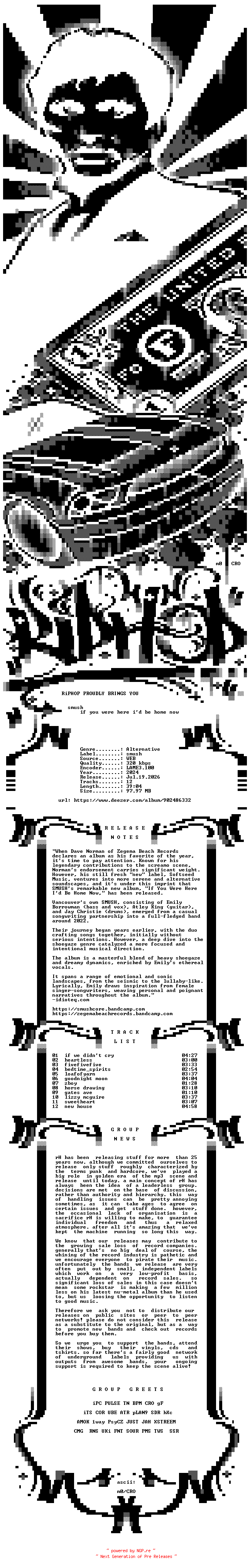 NFO for the release smush-if_you_were_here_id_be_home_now-WEB-2024-rH_iNT by rH_iNT