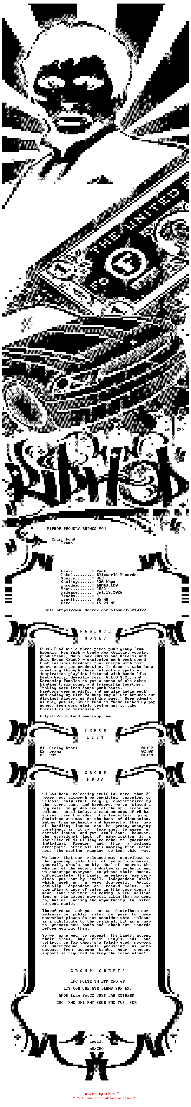 NFO for the release Crush_Fund-Drama-EP-WEB-2022-rH_iNT by rH_iNT