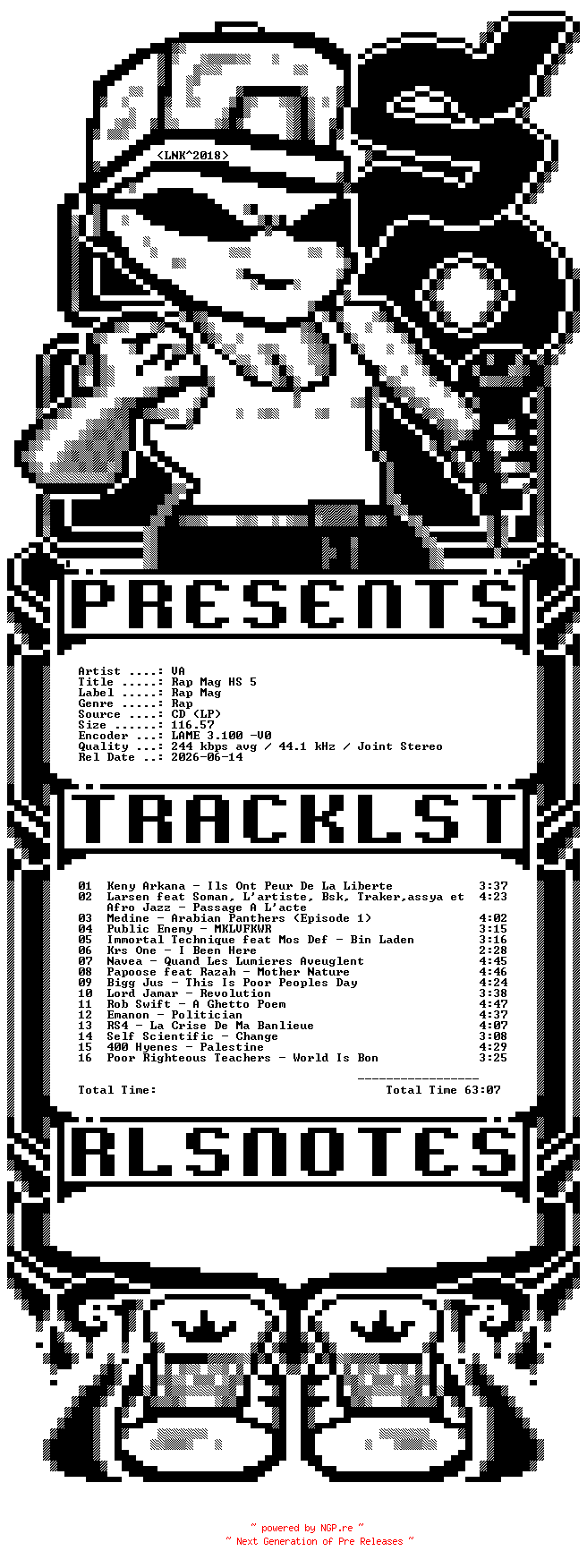 NFO for the release VA-Rap_Mag_HS_5-2006-SO_INT by SO_INT