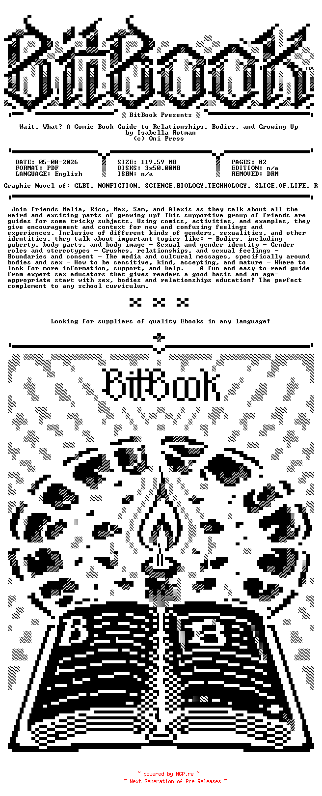 NFO for the release Oni.Press.-.Wait.What.A.Comic.Book.Guide.To.Relationships.Bodies.And.Growing.Up.2026.Hybrid.Comic.eBook-BitBook by BitBook