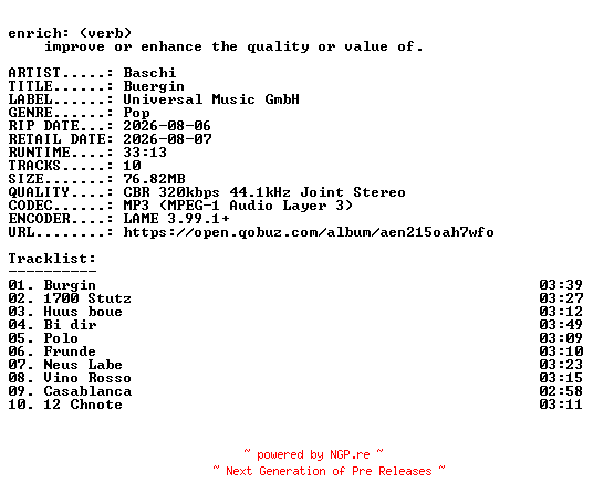 NFO for the release Baschi-Buergin-WEB-CH-2026-ENRiCH by ENRiCH