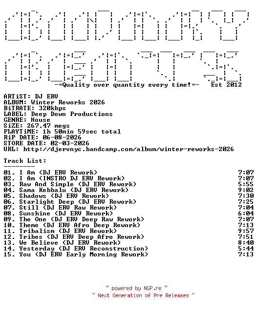 NFO for the release DJ_ERV-Winter_Reworks_2026-WEB-2026-BB by BB