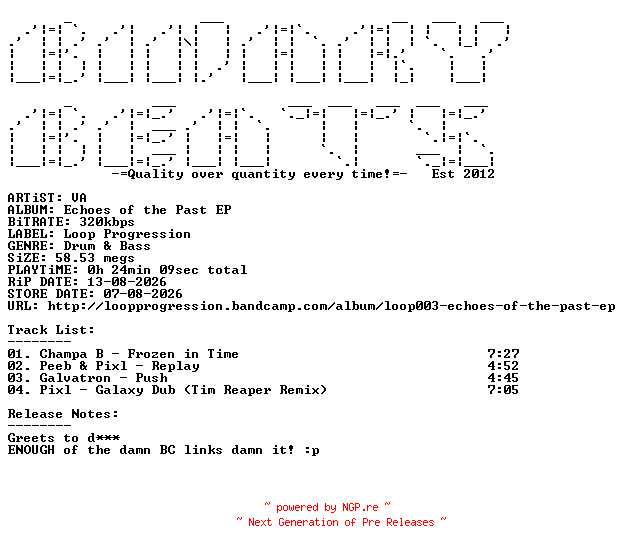 NFO for the release VA-Echoes_Of_The_Past_EP-(LOOP003)-WEB-2026-BB by BB