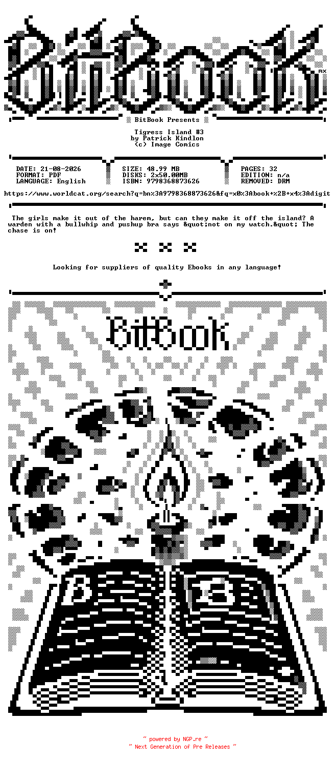 NFO for the release Image.Comics.-.Tigress.Island.No.03.2026.Retail.Comic.eBook-BitBook by BitBook