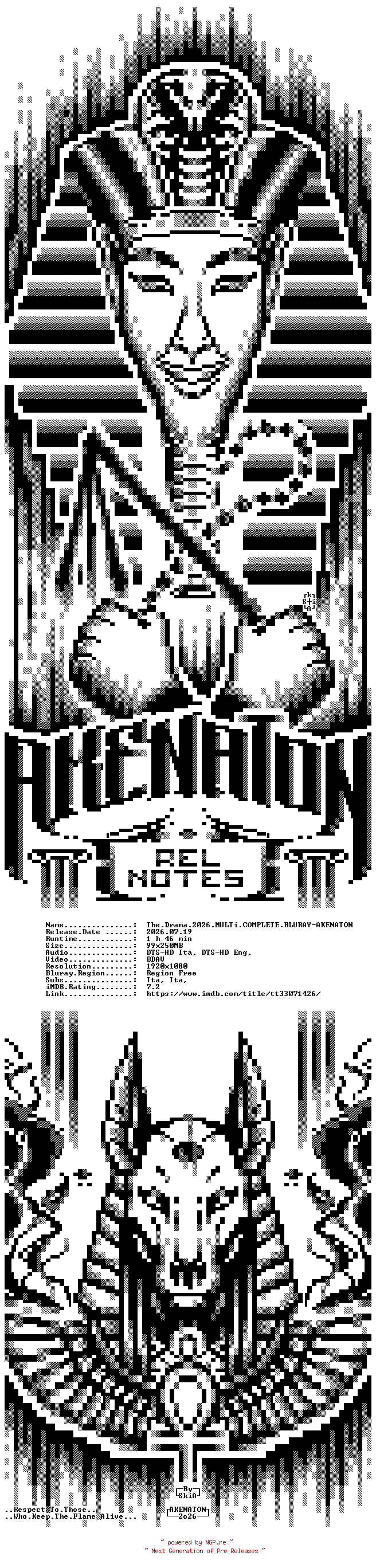 NFO for the release The.Drama.2026.MULTi.COMPLETE.BLURAY-AKENATON by AKENATON