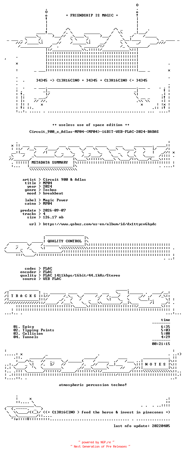 NFO for the release Circuit_900_x_Adlas-MP04-(MP04)-16BIT-WEB-FLAC-2024-BABAS by BABAS