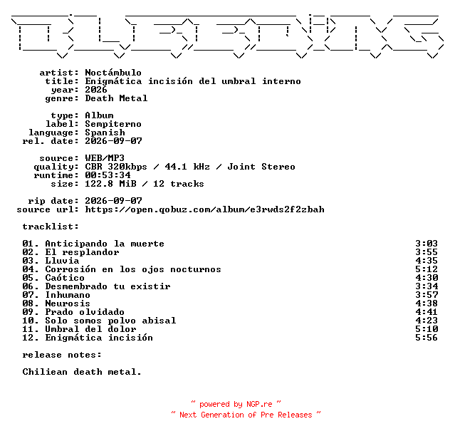 NFO for the release Noctambulo-Enigmatica_incision_del_umbral_interno-ES-WEB-2026-BLEEDiNG by BLEEDiNG