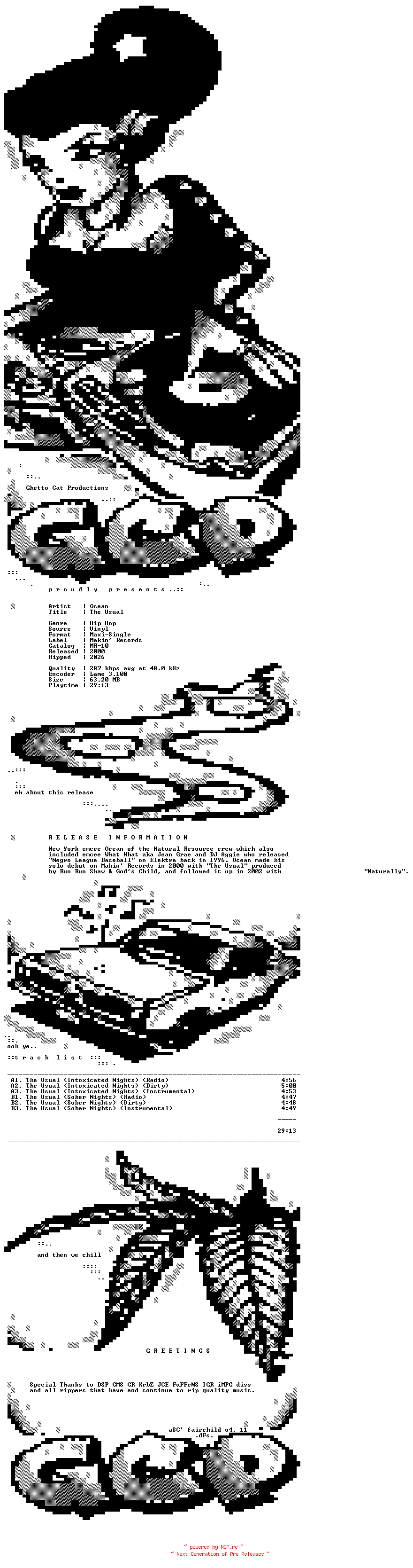 NFO for the release Ocean-The_Usual-VLS-2000-GCP_INT by GCP_INT