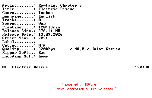NFO for the release RAWTALES_Chapter_5-Electric_Rescue-WEB-2021-XTC_iNT by XTC_iNT