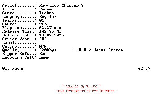 NFO for the release RAWTALES_Chapter_9-RAUMM-WEB-2021-XTC_iNT by XTC_iNT