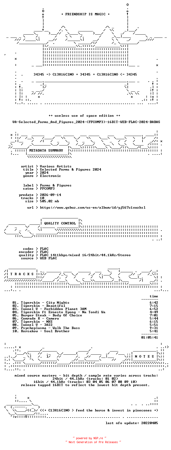 NFO for the release VA-Selected_Forms_And_Figures_2024-(FFCOMP3)-16BIT-WEB-FLAC-2024-BABAS by BABAS