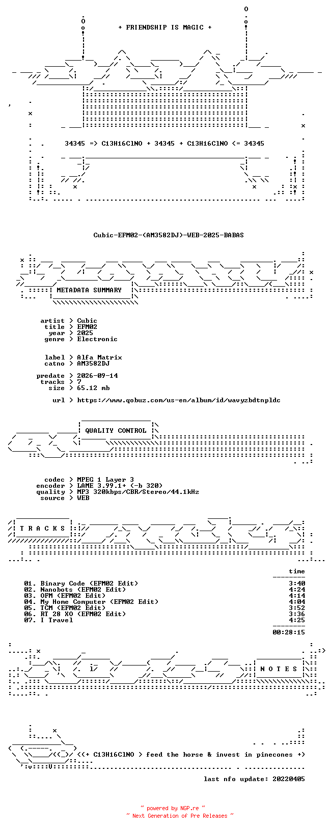 NFO for the release Cubic-EFM02-(AM3582DJ)-WEB-2025-BABAS by BABAS