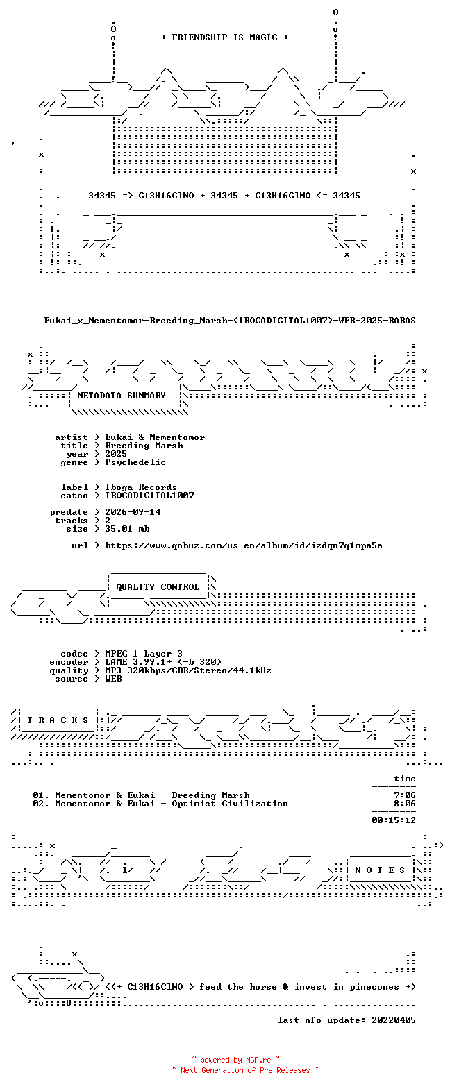 NFO for the release Eukai_x_Mementomor-Breeding_Marsh-(IBOGADIGITAL1007)-WEB-2025-BABAS by BABAS