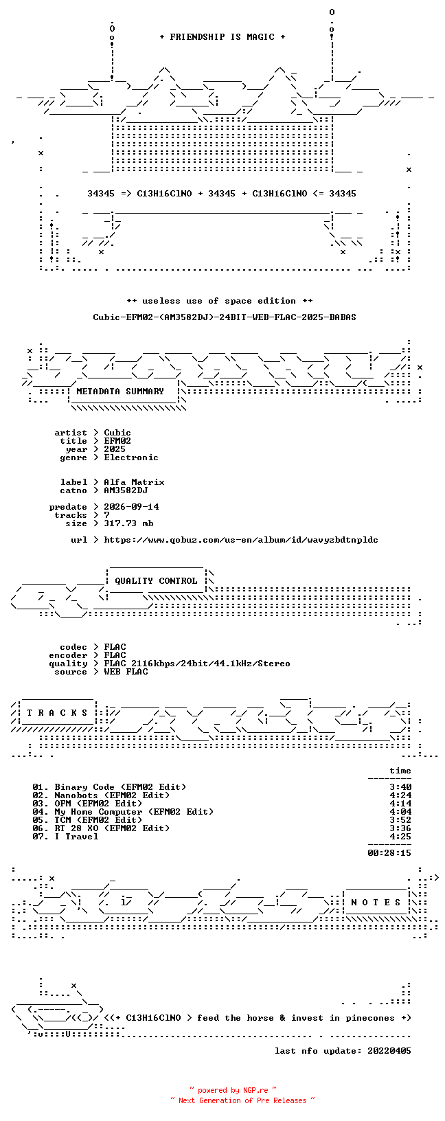 NFO for the release Cubic-EFM02-(AM3582DJ)-24BIT-WEB-FLAC-2025-BABAS by BABAS