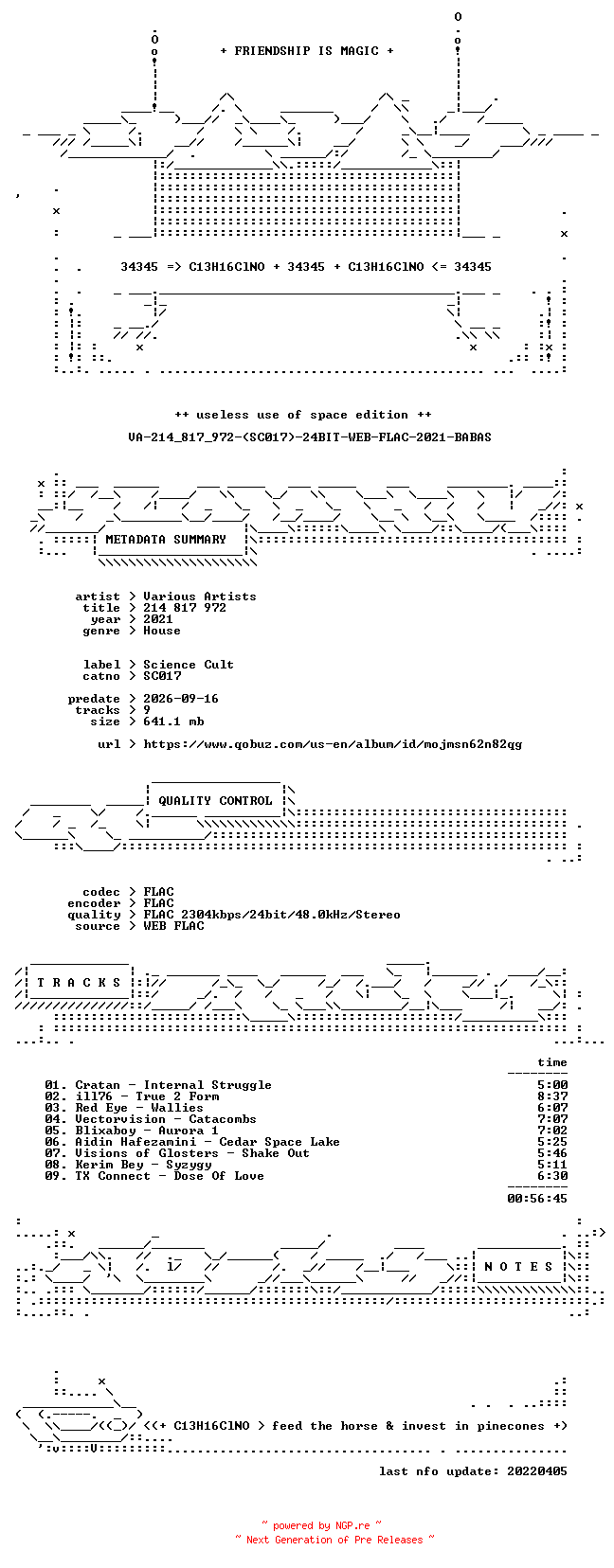 NFO for the release VA-214_817_972-(SC017)-24BIT-WEB-FLAC-2021-BABAS by BABAS