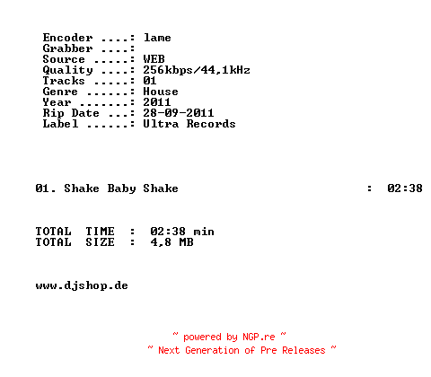 NFO for the release drop_the_lime-shake_baby_shake-(8180036693)-web-2011 by 2011