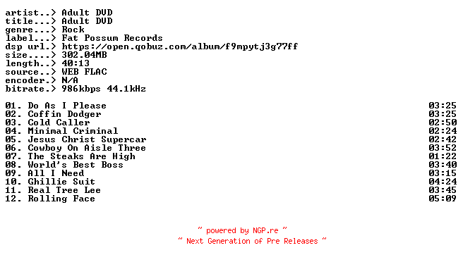 NFO for the release Adult_DVD-Adult_DVD-16BIT-WEB-FLAC-2026-MEiDUNG by MEiDUNG
