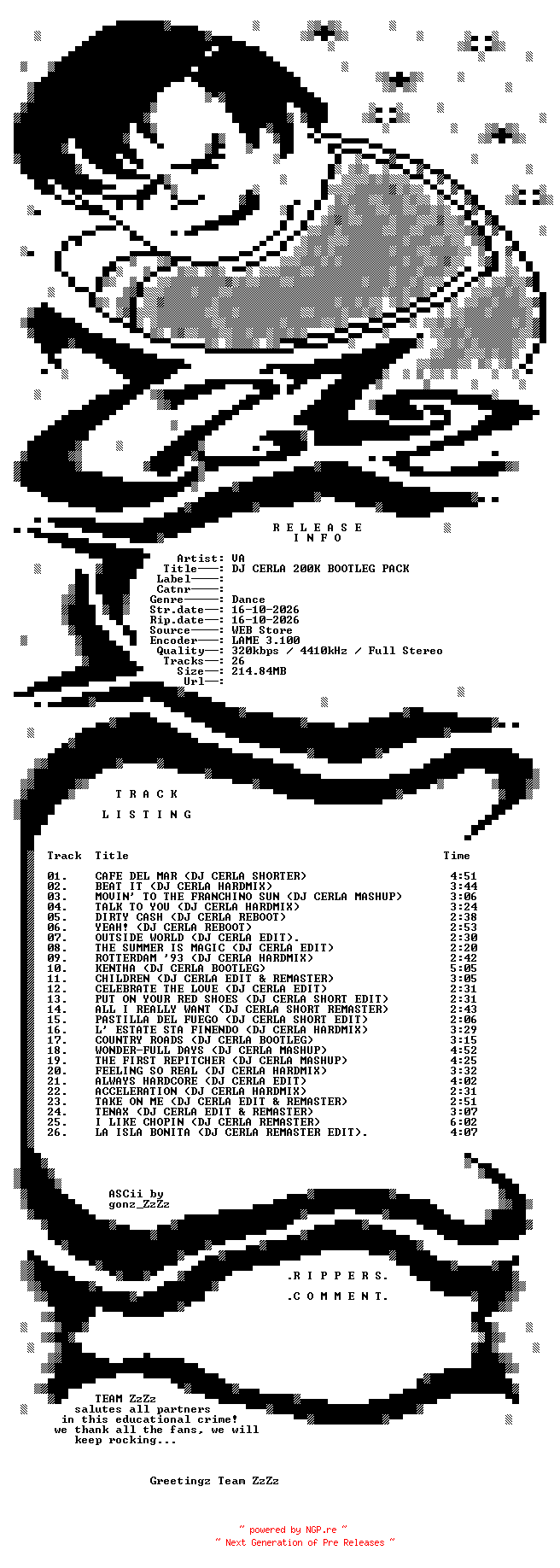 NFO for the release VA_-_DJ_CERLA_200K_BOOTLEG_PACK-WEB-IT-2026-ZzZz_iNT by ZzZz_iNT