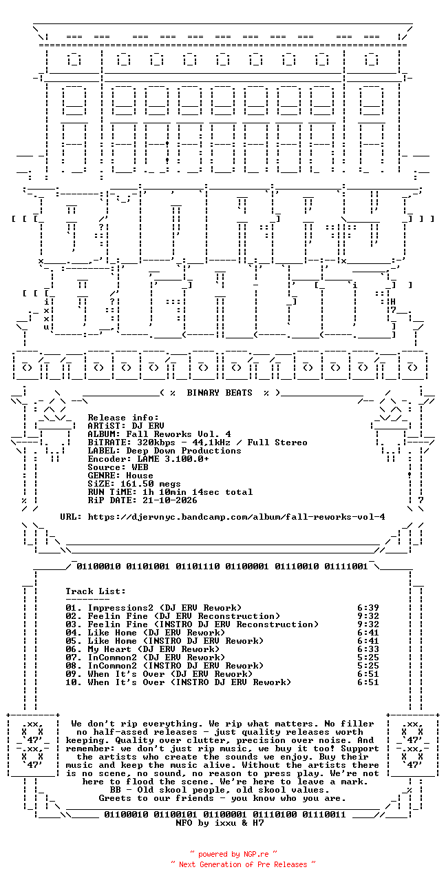NFO for the release DJ_ERV-Fall_Reworks_Vol._4-WEB-2026-BB by BB