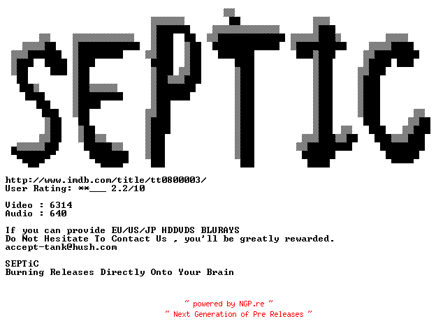 NFO for the release Delta.Farce.720p.BluRay.x264-SEPTiC by SEPTiC