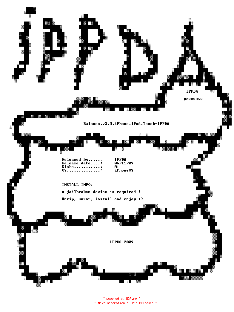 NFO for the release Balance.v2.0.iPhone.iPod.Touch-IPPDA by IPPDA