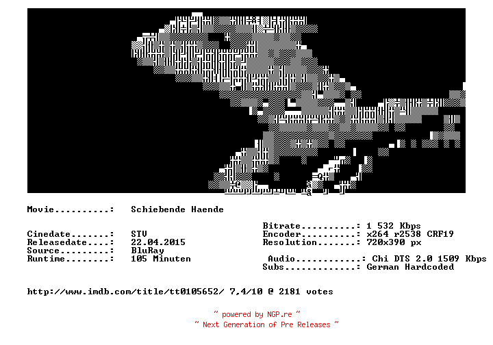 NFO for the release Schiebende.Haende.1992.German.SUBBED.BDRip.x264-LizardSquad by LizardSquad