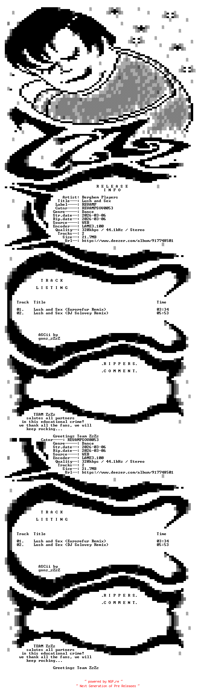NFO for the release Berghem_Players_-_Lush_and_Sex-(REVAMPSOV0053)-WEB-2026-ZzZz by ZzZz