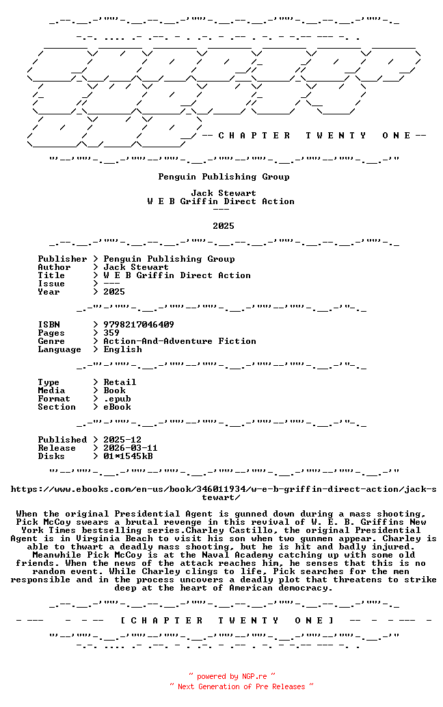 NFO for the release Jack.Stewart.-.W.E.B.Griffin.Direct.Action.2025.RETAIL.EPUB.eBook-CTO by CTO
