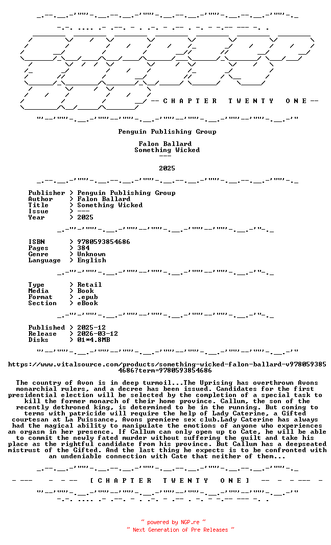 NFO for the release Falon.Ballard.-.Something.Wicked.2025.RETAIL.EPUB.eBook-CTO by CTO