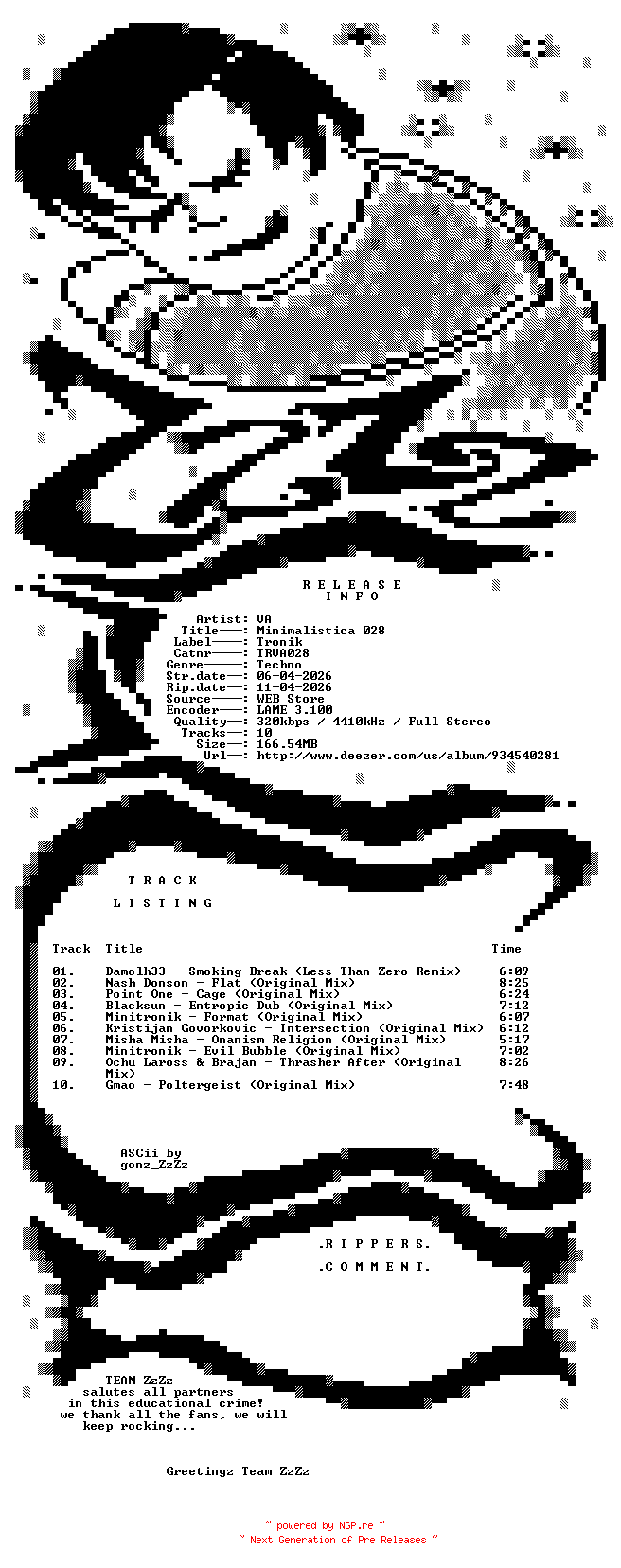 NFO for the release VA_-_Minimalistica_028-(TRVA028)-WEB-2026-ZzZz by ZzZz