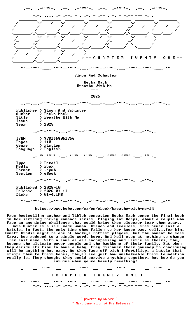 NFO for the release Becka.Mack.-.Breathe.With.Me.2025.RETAIL.EPUB.eBook-CTO by CTO