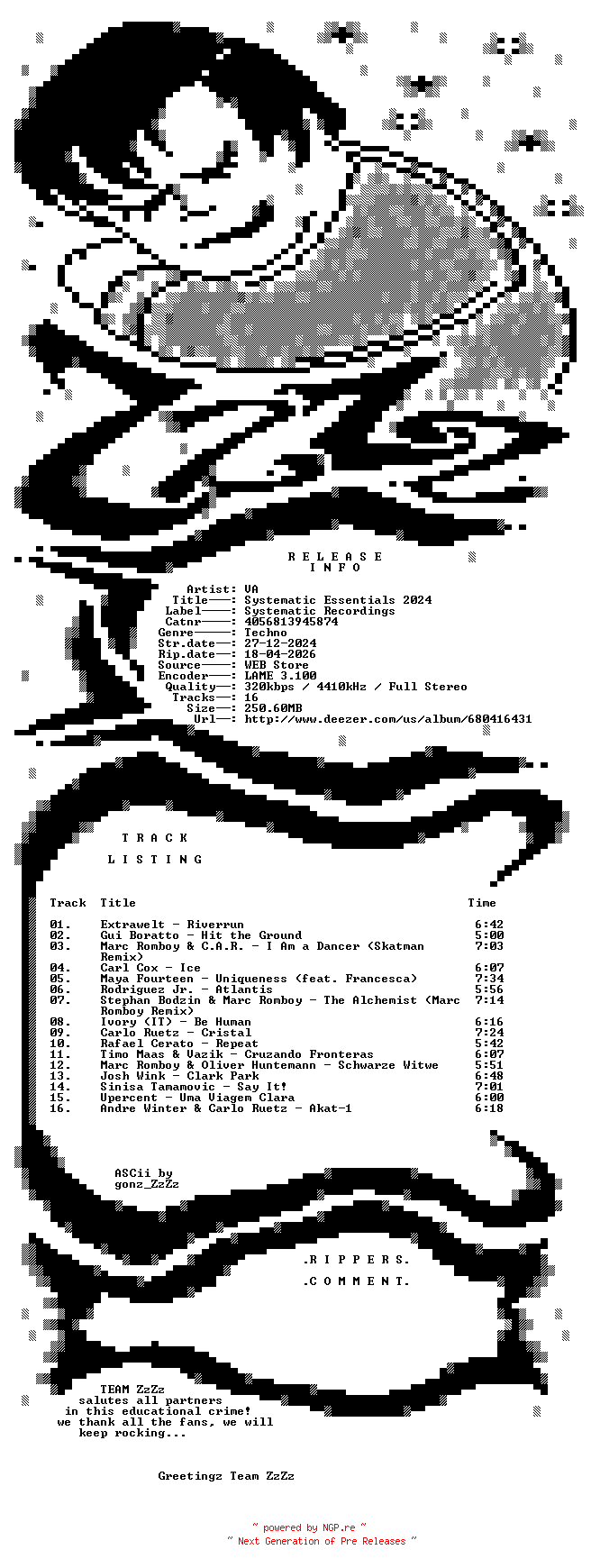NFO for the release VA_-_Systematic_Essentials_2024-(4056813945874)-WEB-2024-ZzZz by ZzZz