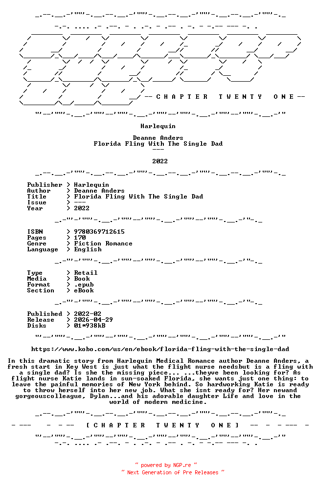 NFO for the release Deanne.Anders.-.Florida.Fling.With.The.Single.Dad.2022.RETAIL.EPUB.eBook-CTO by CTO